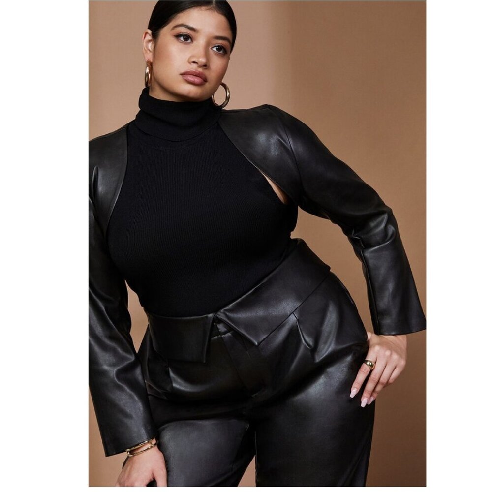 BNIB Eloquii Faux Leather Sleeves